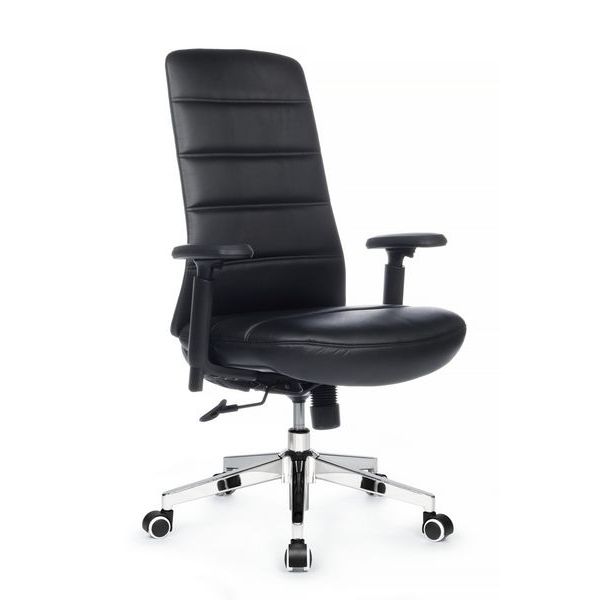 Кресло Riva Chair Sam-M B654-1 черная экокожа