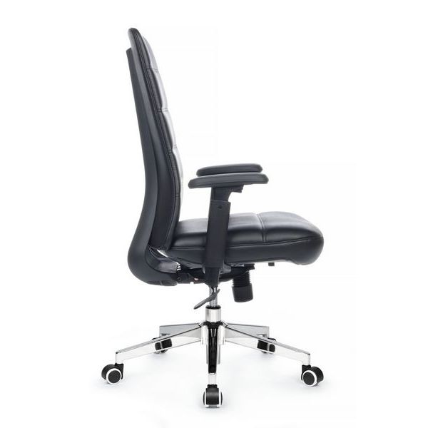 Кресло Riva Chair Sam-M B654-1 черная экокожа