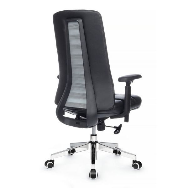 Кресло Riva Chair Sam-M B654-1 черная экокожа