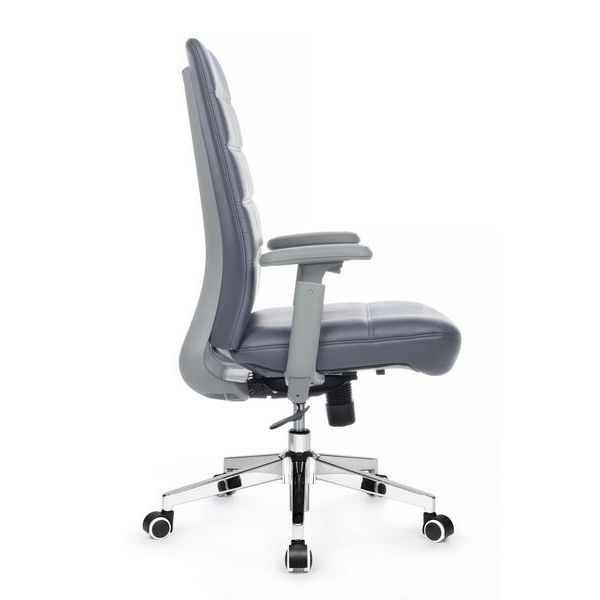 Кресло Riva Chair Sam-M B654-1 синяя экокожа