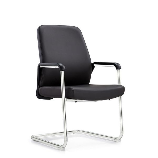 Конференц-кресло Riva Chair Sitting D825-5 черная экокожа