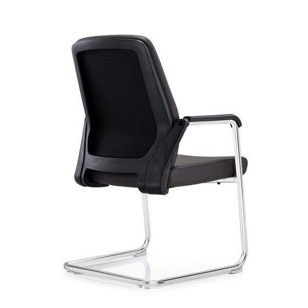 Конференц-кресло Riva Chair Sitting D825-5 черная экокожа