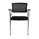 Стул складной Riva Chair 462E черная сетка, черная ткань