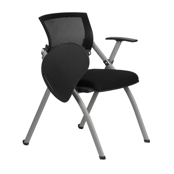 Стул складной Riva Chair Click 462TE черная сетка, черная ткань