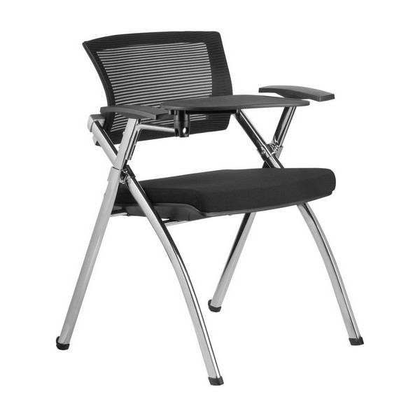 Стул складной Riva Chair Click 462TEC черная сетка, черная ткань