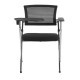 Стул складной Riva Chair Click 462TEC черная сетка, черная ткань