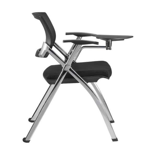 Стул складной Riva Chair Click 462TEC черная сетка, черная ткань