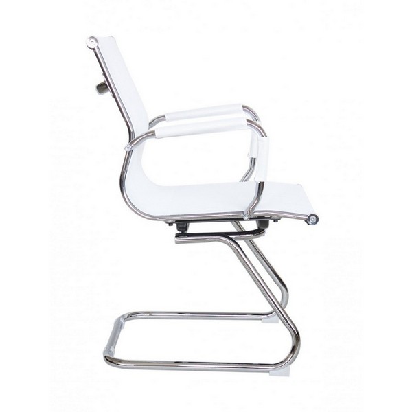 Конференц-кресло Riva Chair Hugo 6001-3 белая сетка