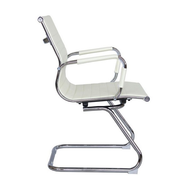 Конференц-кресло Riva Chair 6002-3E светло-бежевая экокожа