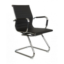 Конференц-кресло Riva Chair 6002-3E черная экокожа