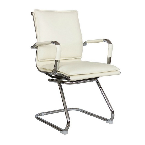 Конференц-кресло Riva Chair 6003-3 бежевая экокожа