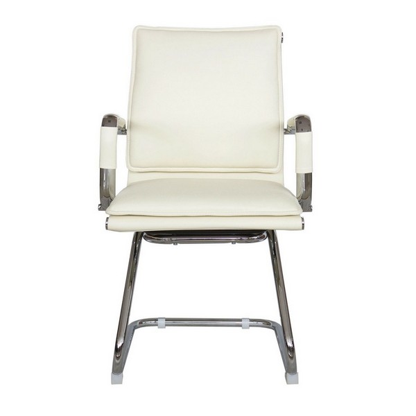 Конференц-кресло Riva Chair 6003-3 бежевая экокожа