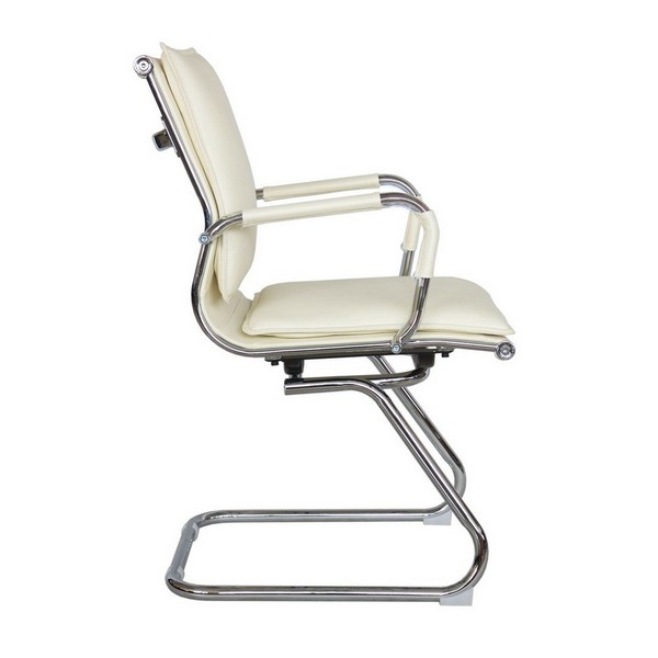 Конференц-кресло Riva Chair 6003-3 бежевая экокожа