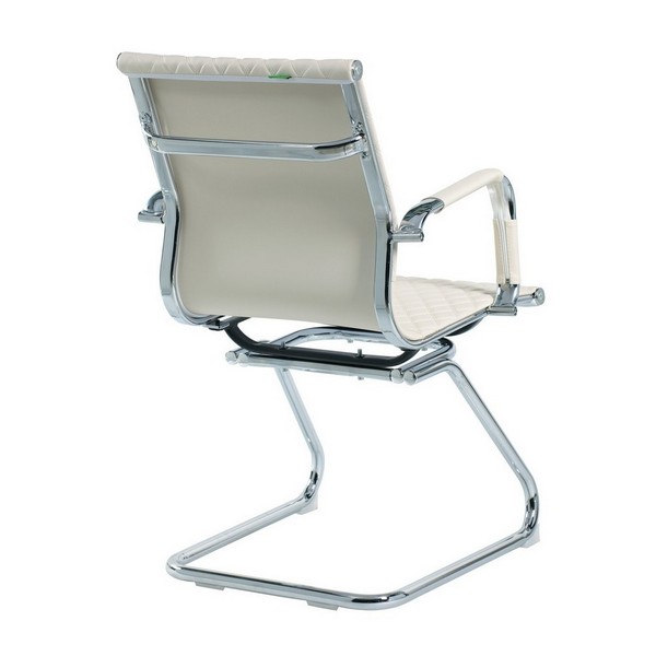 Конференц-кресло Riva Chair 6016-3 бежевая экокожа