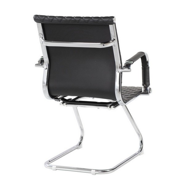 Конференц-кресло Riva Chair 6016-3 черная экокожа