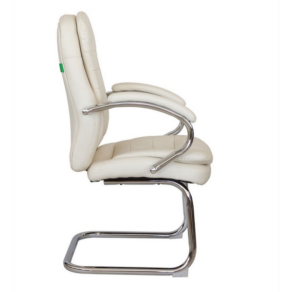 Конференц-кресло Riva Chair 9024-4 бежевая экокожа