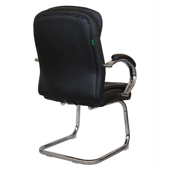 Конференц-кресло Riva Chair Fait 9024-4 черная экокожа