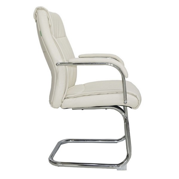 Конференц-кресло Riva Chair Atom 9249-4 бежевая экокожа