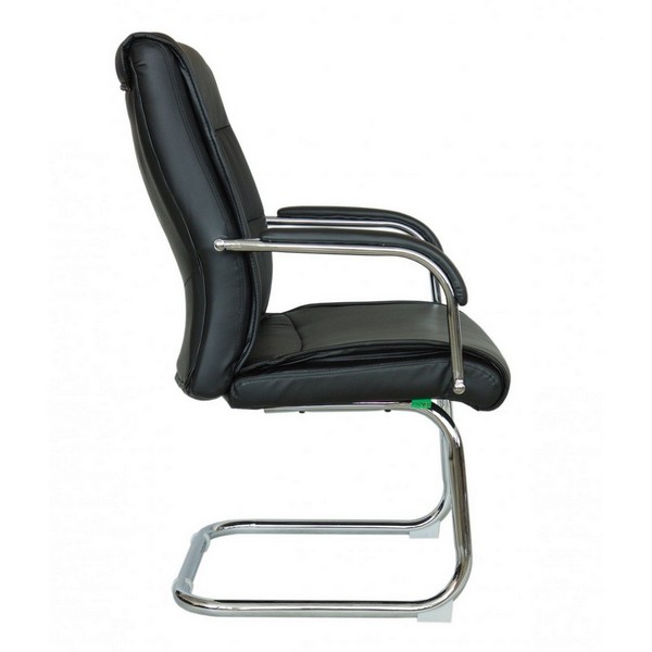 Конференц-кресло Riva Chair Atom 9249-4 черная экокожа