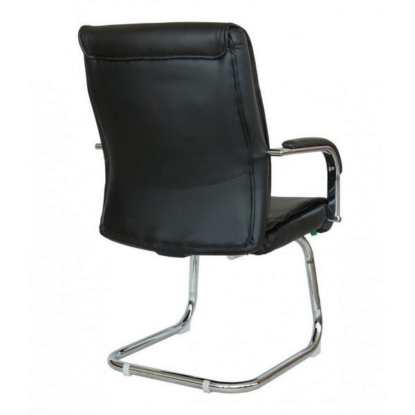 Конференц-кресло Riva Chair 9249-4 черная экокожа