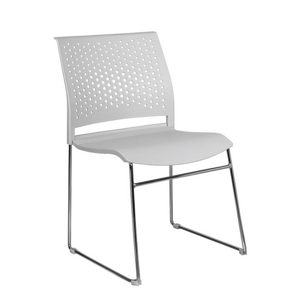 Конференц-кресло Riva Chair Color D918 светло-серый пластик