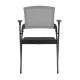 Стул складной Riva Chair M2001 серая сетка, черная ткань