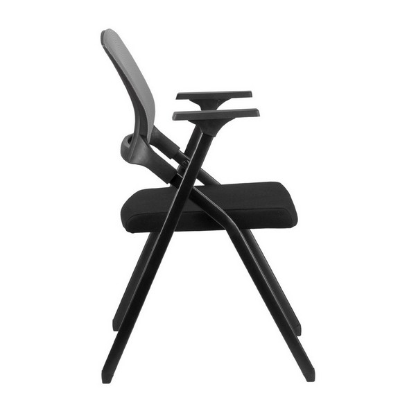 Стул складной Riva Chair M2001 серая сетка, черная ткань