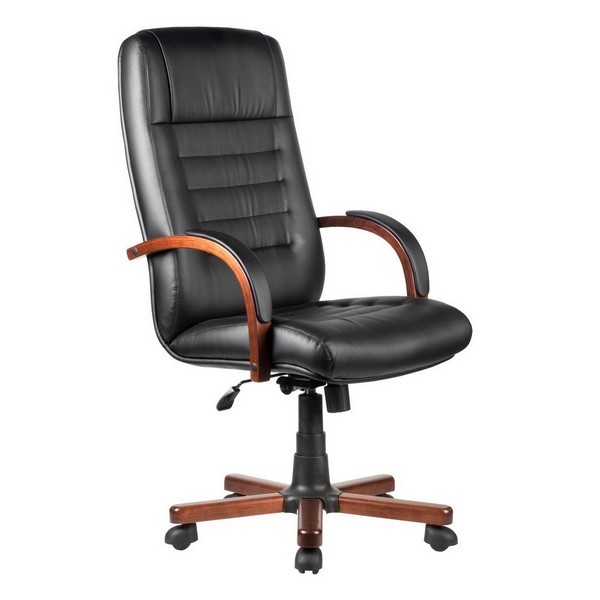 Кресло руководителя Riva Chair M 155 A черная экокожа