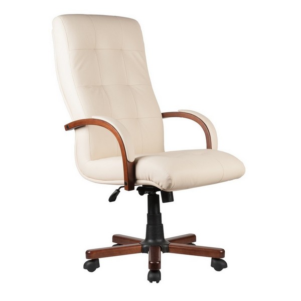 Кресло руководителя Riva Chair M 165 A бежевая кожа