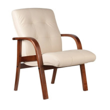 Конференц-кресло Riva Chair M 165 D/B бежевая кожа