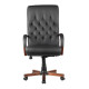Кресло руководителя Riva Chair M 175 A черная кожа