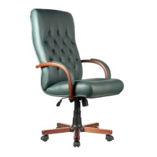 Кресло руководителя Riva Chair M 175 A зеленая кожа