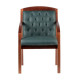 Конференц-кресло Riva Chair M 175 D зеленая кожа