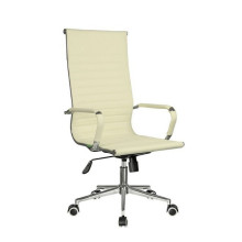 Кресло руководителя Riva Chair 6002-1SE светло-бежевая экокожа