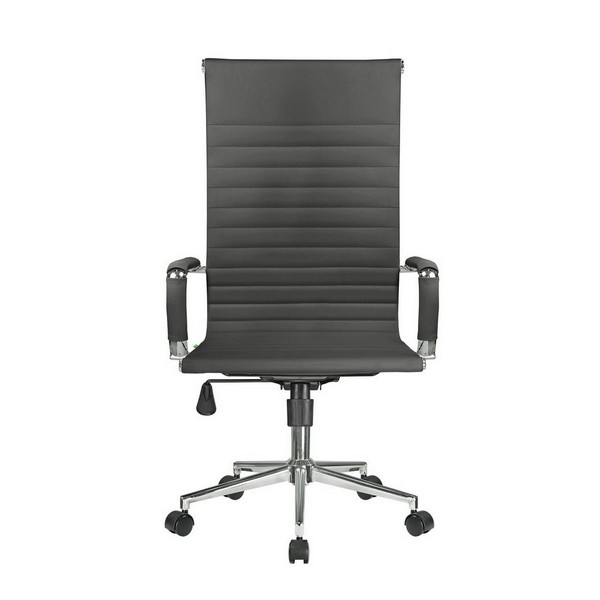Кресло руководителя Riva Chair 6002-1SE черная экокожа