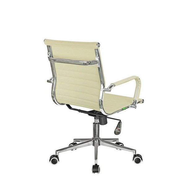 Кресло руководителя Riva Chair 6002-2SE светло-бежевая экокожа