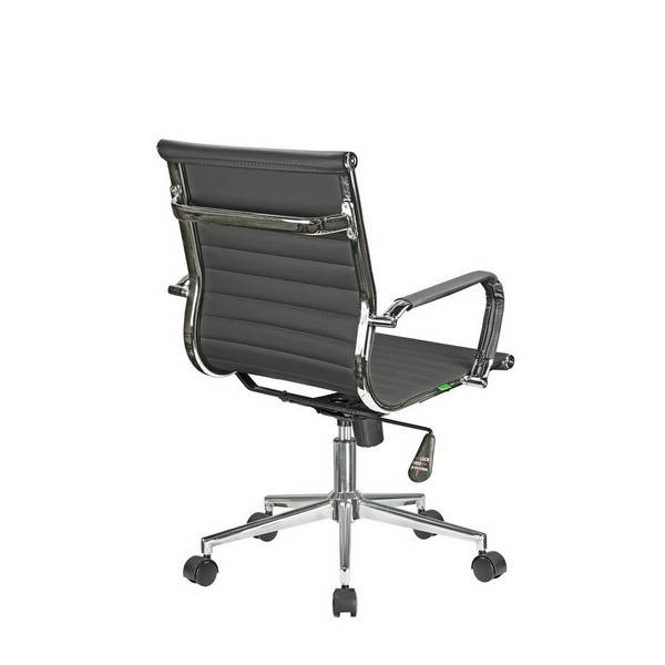 Кресло руководителя Riva Chair 6002-2SE серая экокожа