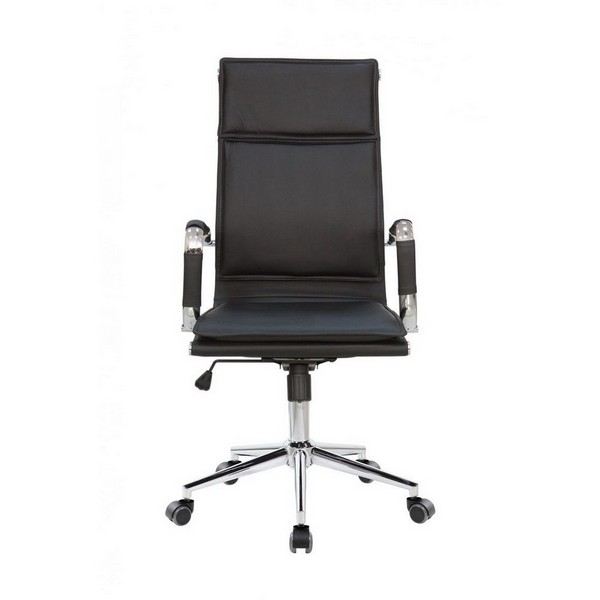 Кресло руководителя Riva Chair 6003-1S черная экокожа