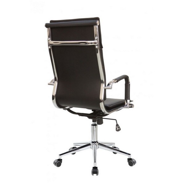 Кресло руководителя Riva Chair 6003-1S черная экокожа