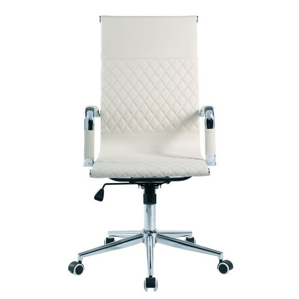 Кресло руководителя Riva Chair 6016-1S бежевая экокожа