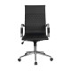 Кресло руководителя Riva Chair 6016-1S черная экокожа
