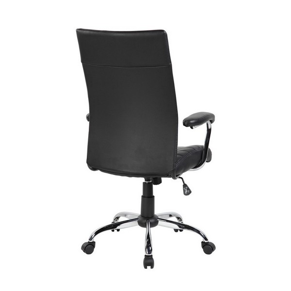 Кресло руководителя Riva Chair 8234 черная экокожа