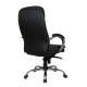 Кресло руководителя Riva Chair 9024 черная экокожа