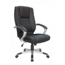 Кресло руководителя Riva Chair 9036 черная экокожа
