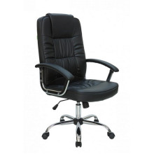 Кресло руководителя Riva Chair 9082-2 черная экокожа