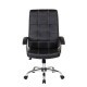 Кресло руководителя Riva Chair 9092 черная экокожа