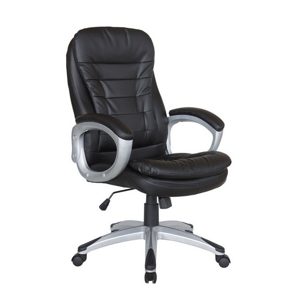 Кресло Riva Chair Soft 9110 черная экокожа