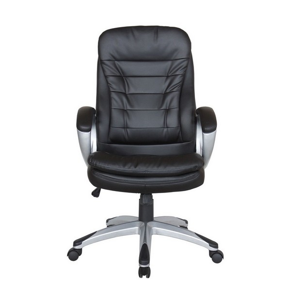 Кресло Riva Chair Soft 9110 черная экокожа