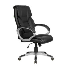 Кресло руководителя Riva Chair 9112 черная экокожа