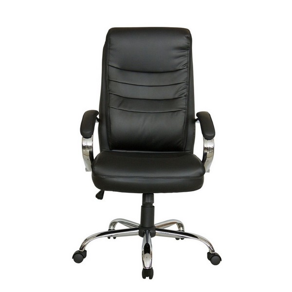 Кресло руководителя Riva Chair 9131 черная экокожа